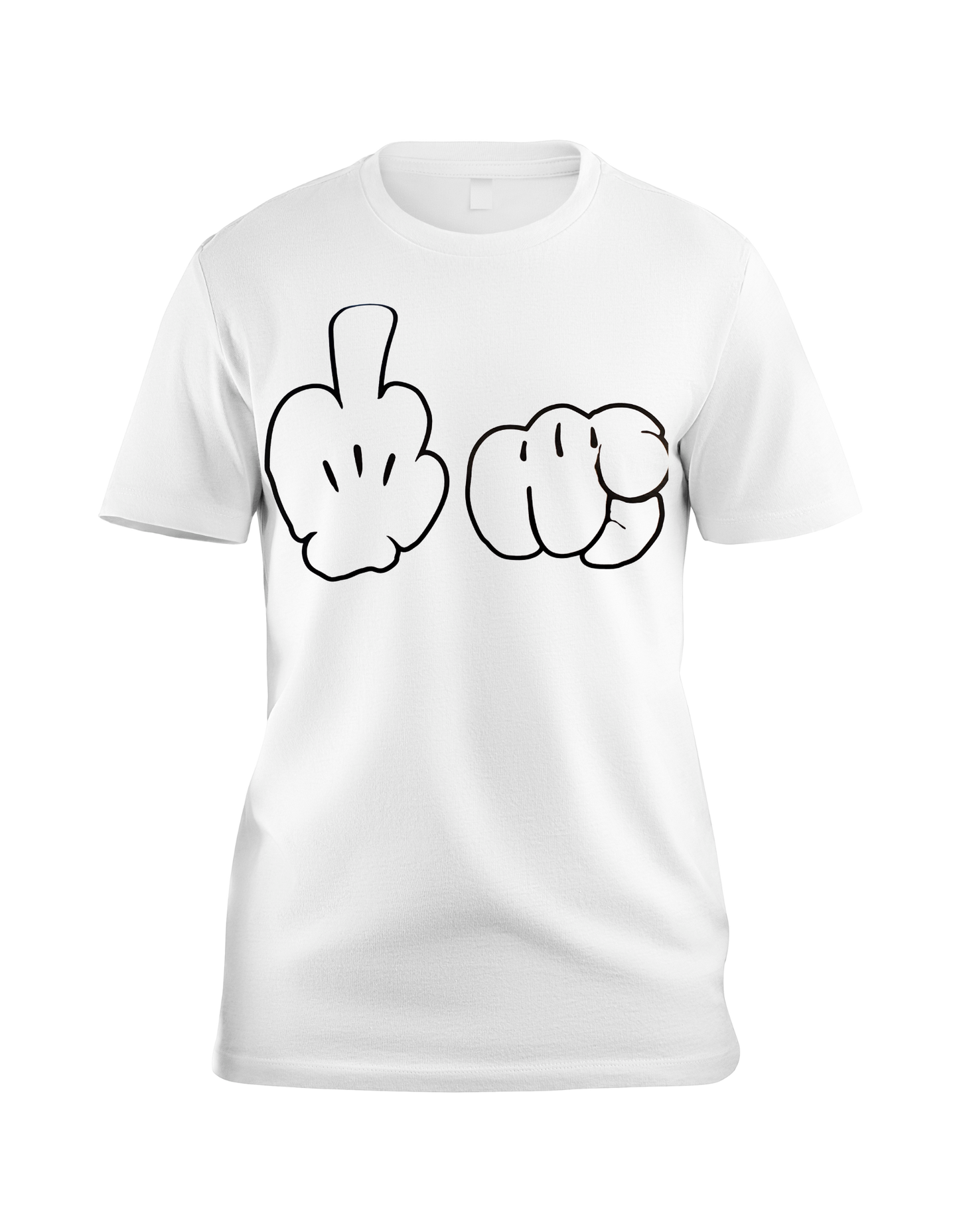 Funny, Laugh, Middle Finger, Cartoon
