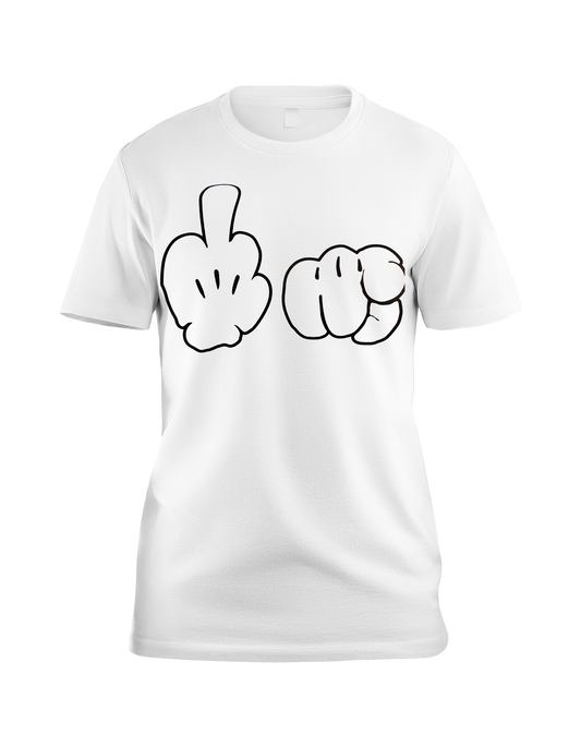 Funny, Laugh, Middle Finger, Cartoon